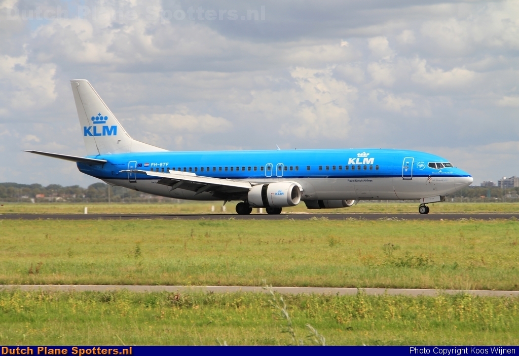 PH-BTF Boeing 737-400 KLM Royal Dutch Airlines by Koos Wijnen