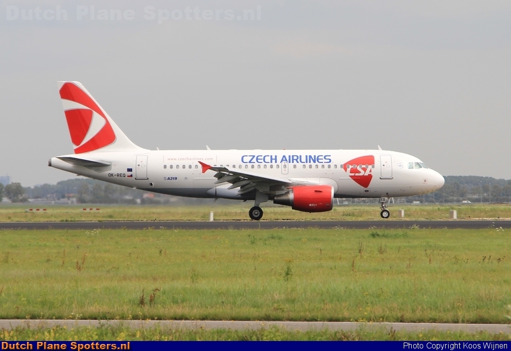 OK-REQ Airbus A319 CSA Czech Airlines by Koos Wijnen