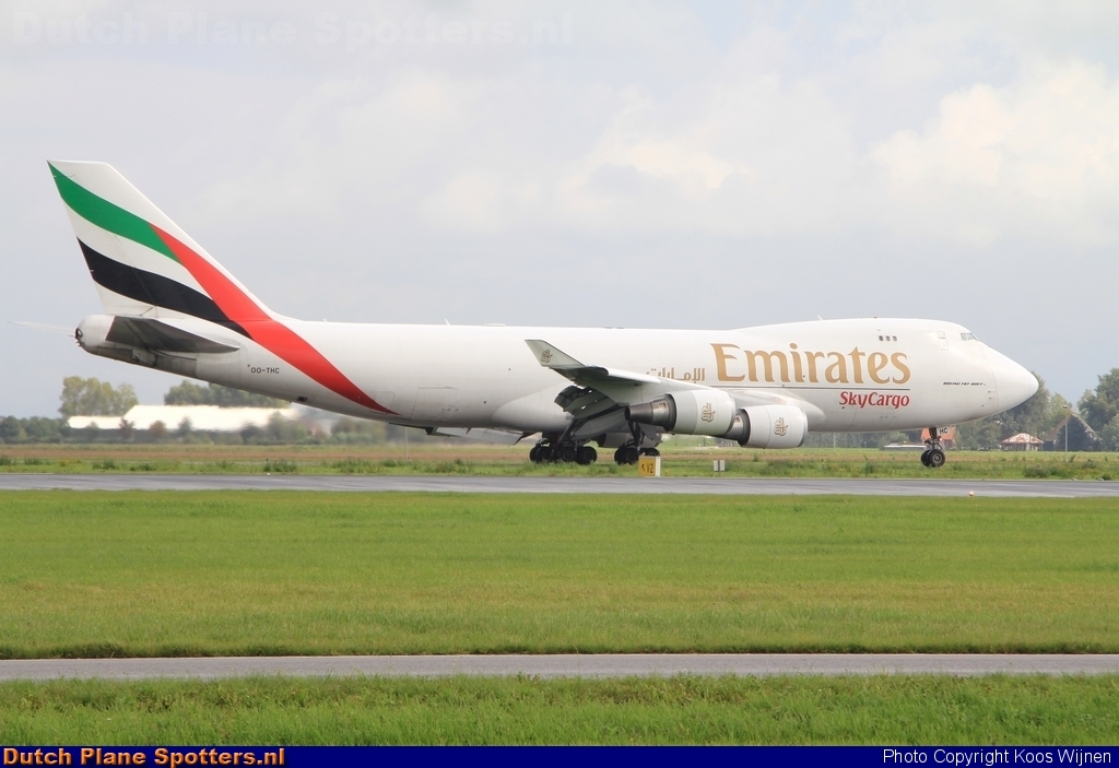 OO-THC Boeing 747-400 Emirates Sky Cargo by Koos Wijnen
