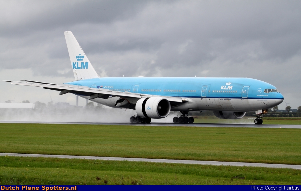 PH-BQG Boeing 777-200 KLM Royal Dutch Airlines by airbus