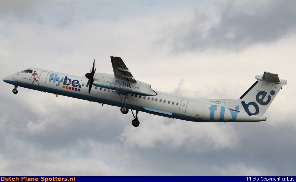 G-JECL Bombardier Dash 8-Q400 Flybe by airbus