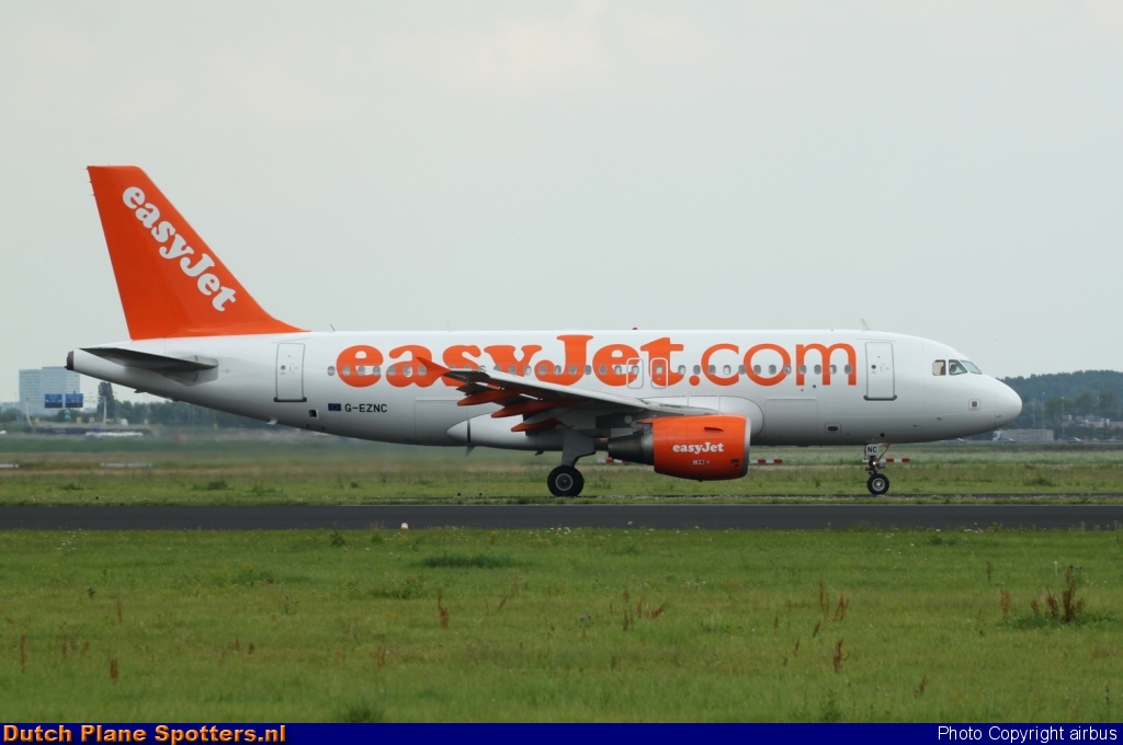 G-EZNC Airbus A319 easyJet by airbus