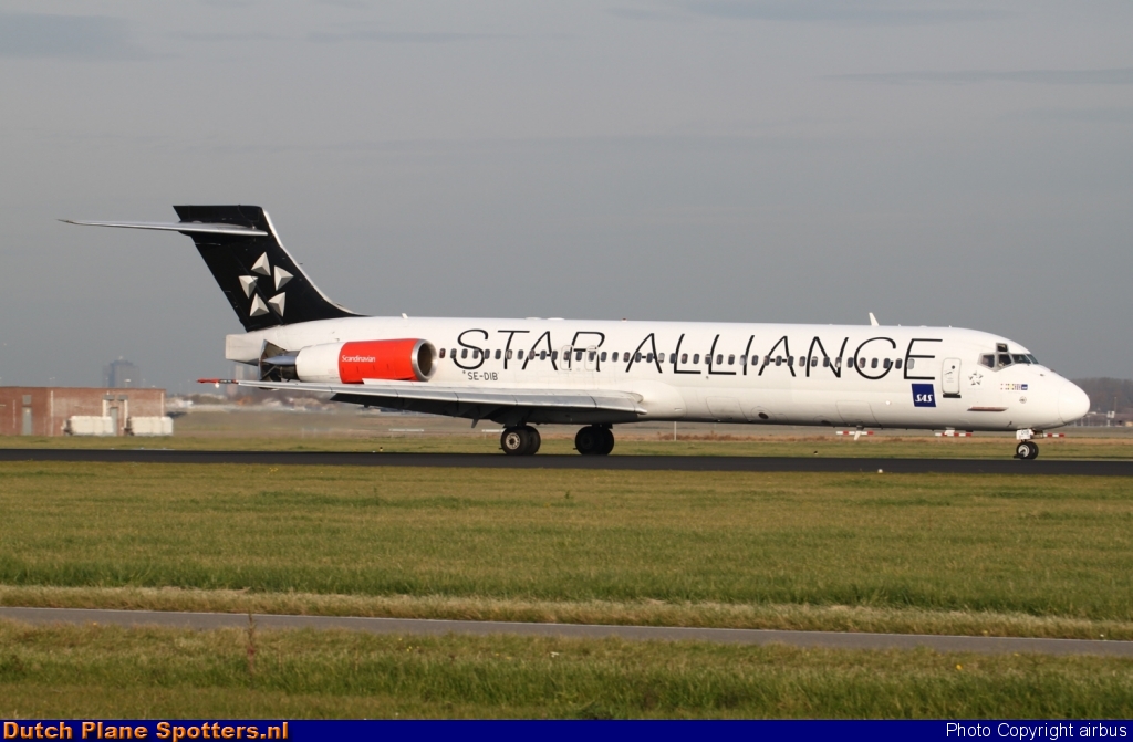 SE-DIB McDonnell Douglas MD-87 SAS Scandinavian Airlines by airbus