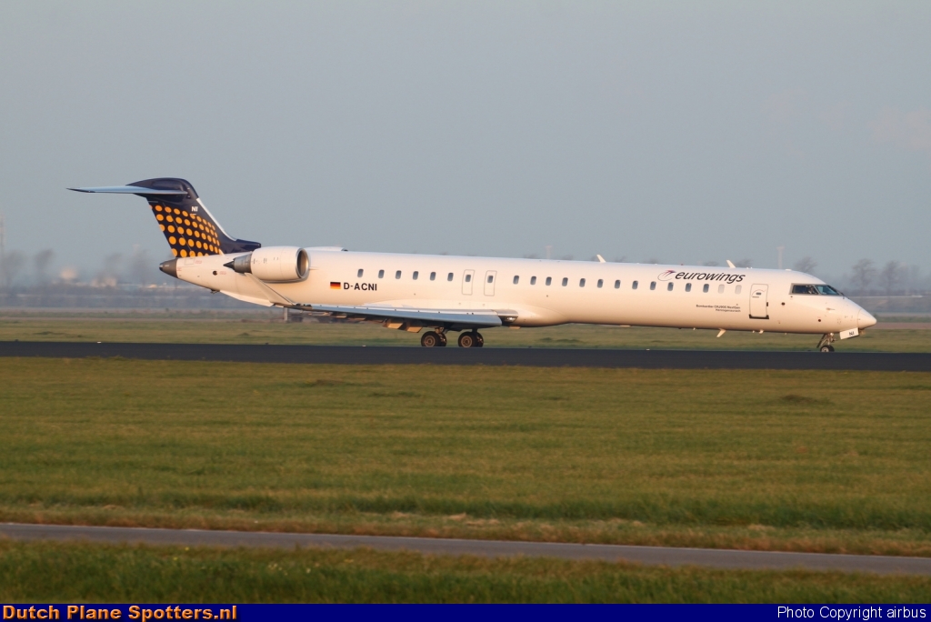 D-ACNI Bombardier Canadair CRJ900 Eurowings by airbus