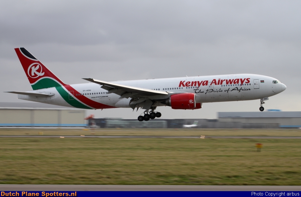5Y-KQU Boeing 777-200 Kenya Airways by airbus
