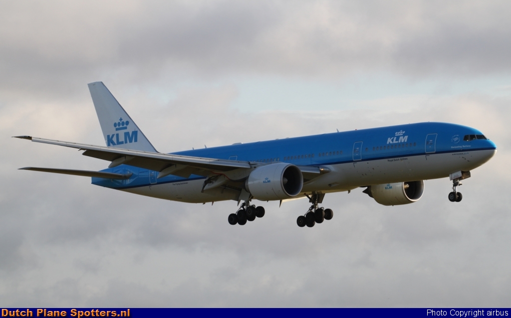PH-BQD Boeing 777-200 KLM Royal Dutch Airlines by airbus