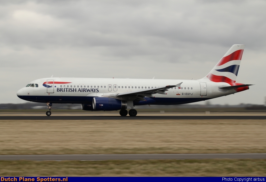 G-EUYJ Airbus A320 British Airways by airbus