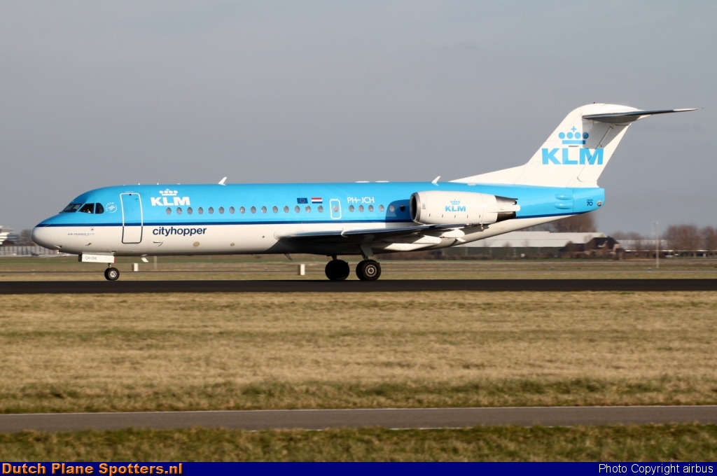 PH-JCH Fokker 70 KLM Cityhopper by airbus