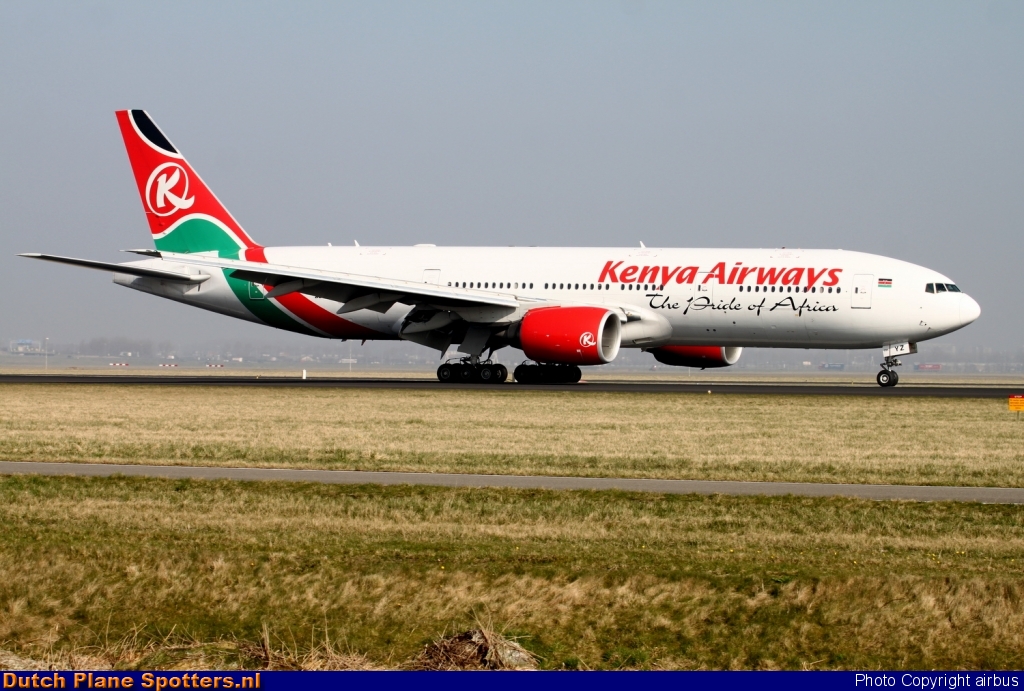 5Y-KYZ Boeing 777-200 Kenya Airways by airbus