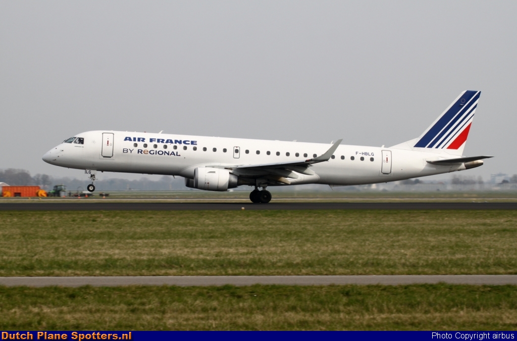 F-HBLG Embraer 190 Air France by airbus