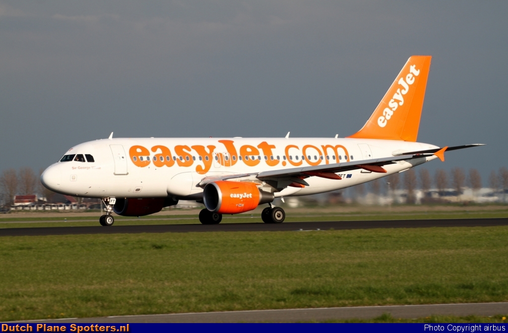 G-EZFT Airbus A319 easyJet by airbus