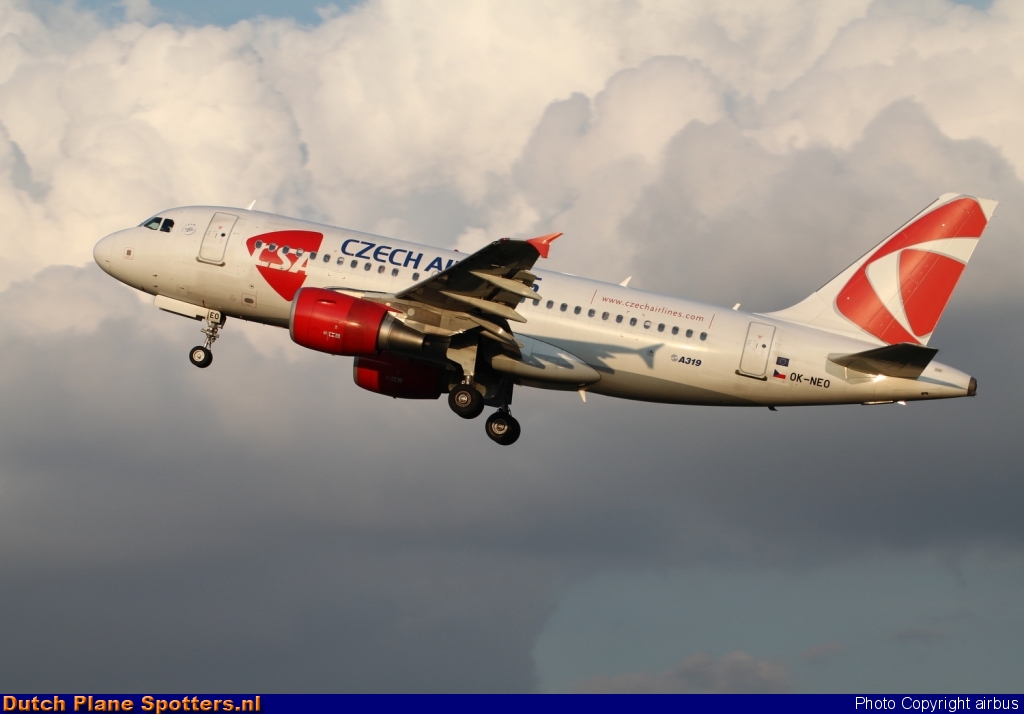 OK-NEO Airbus A319 CSA Czech Airlines by airbus