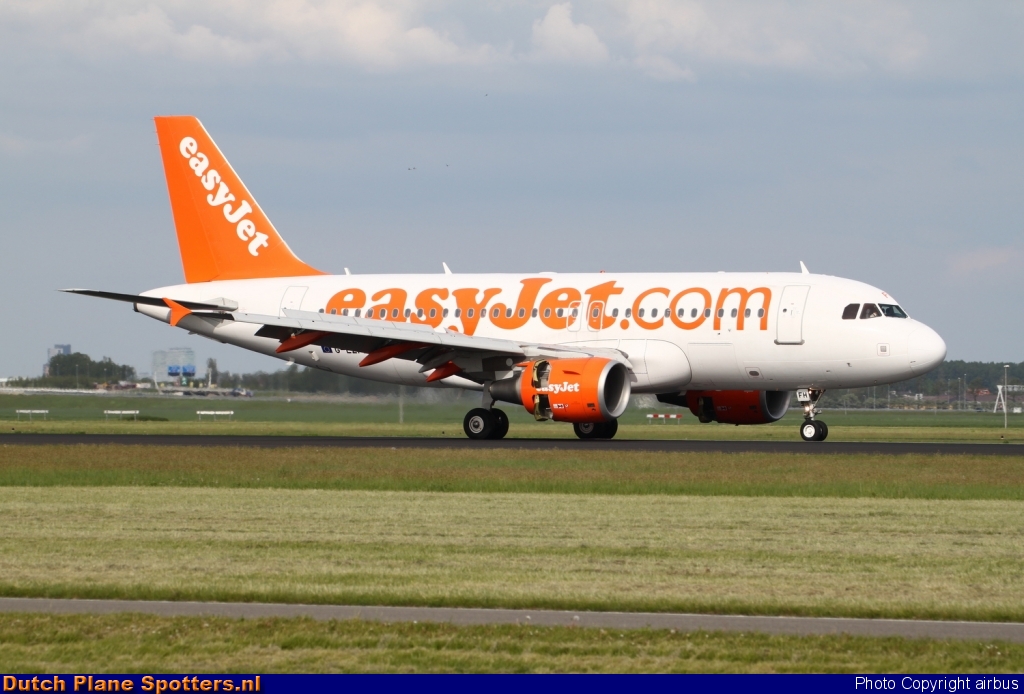 G-EZFH Airbus A319 easyJet by airbus