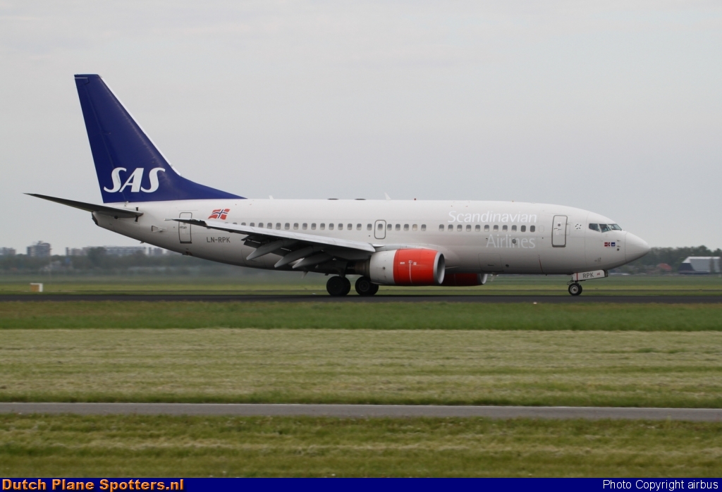 LN-RPK Boeing 737-600 SAS Scandinavian Airlines by airbus