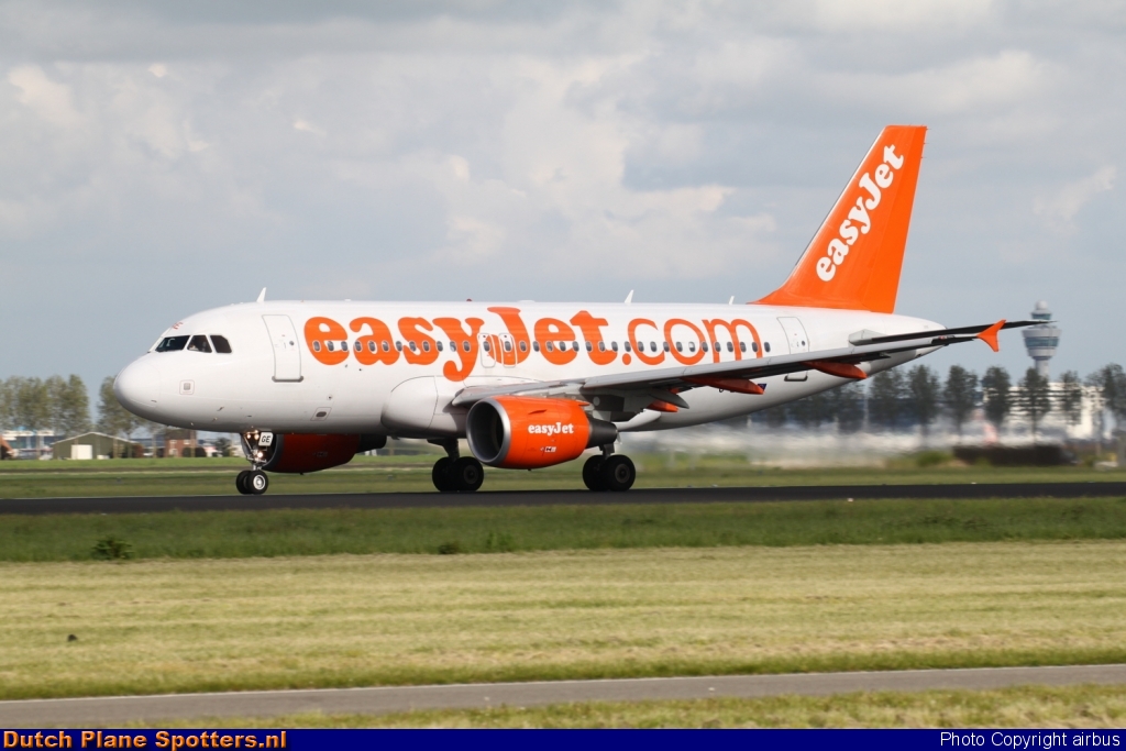 G-EZGE Airbus A319 easyJet by airbus