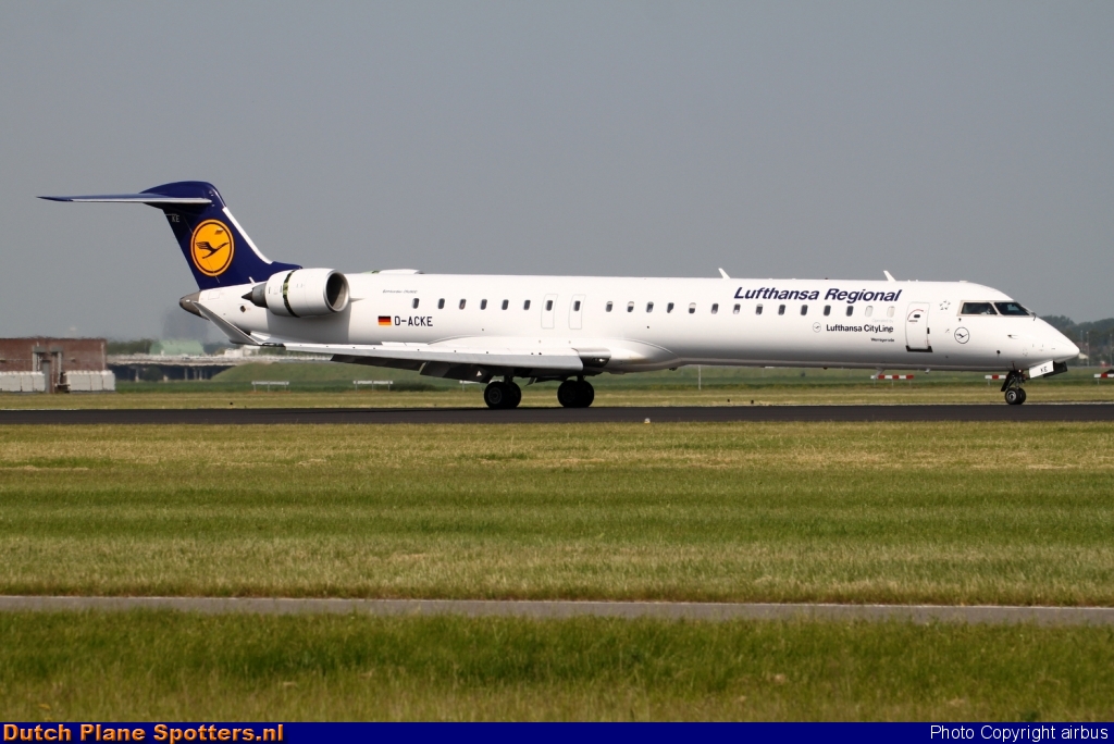 D-ACKE Bombardier Canadair CRJ900 CityLine (Lufthansa Regional) by airbus