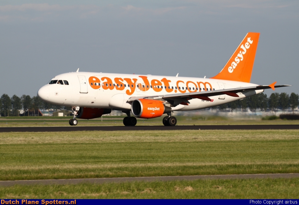 HB-JZI Airbus A319 easyJet Switzerland by airbus