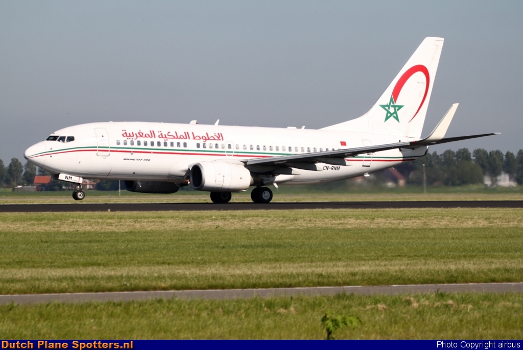 CN-RNM Boeing 737-700 Royal Air Maroc by airbus