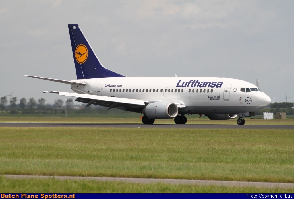 D-ABIN Boeing 737-500 Lufthansa by airbus
