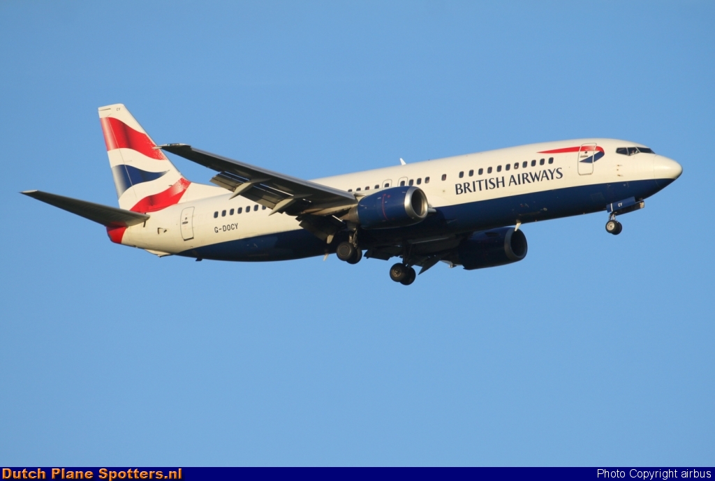 G-DOCY Boeing 737-400 British Airways by airbus