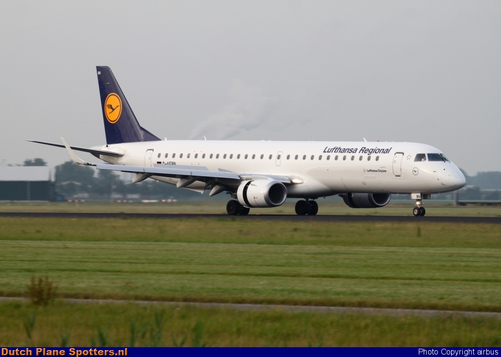 D-AEBN Embraer 195 CityLine (Lufthansa Regional) by airbus