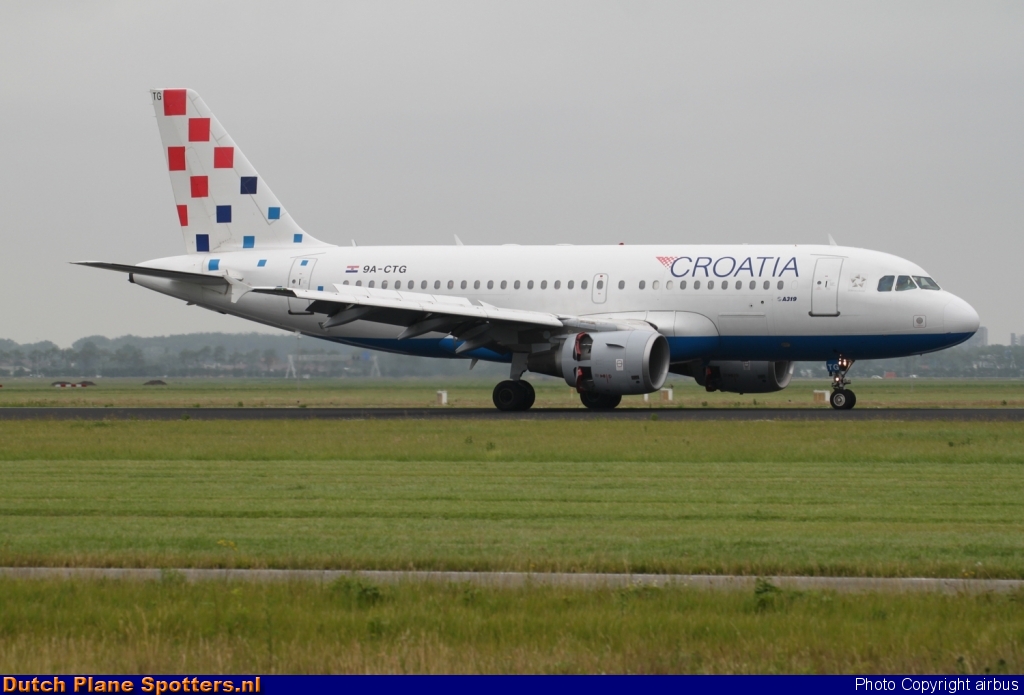 9A-CTG Airbus A319 Croatia Airlines by airbus