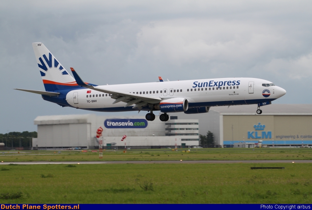 TC-SNV Boeing 737-800 SunExpress by airbus