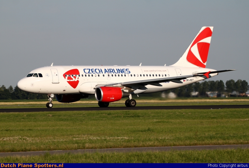 OK-PET Airbus A319 CSA Czech Airlines by airbus