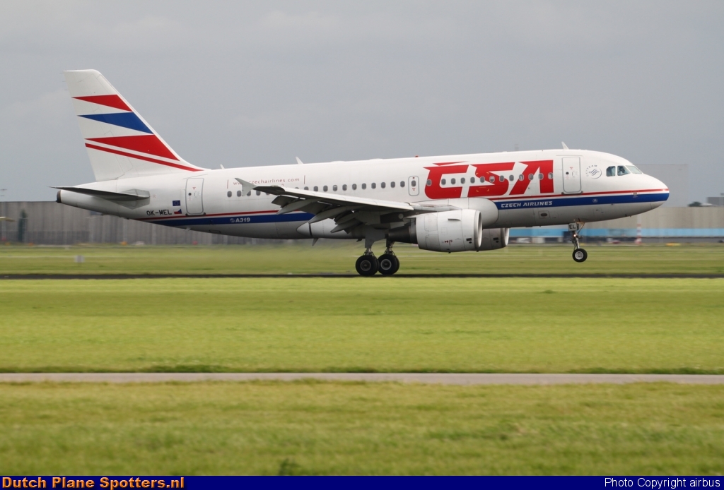 OK-MEL Airbus A319 CSA Czech Airlines by airbus