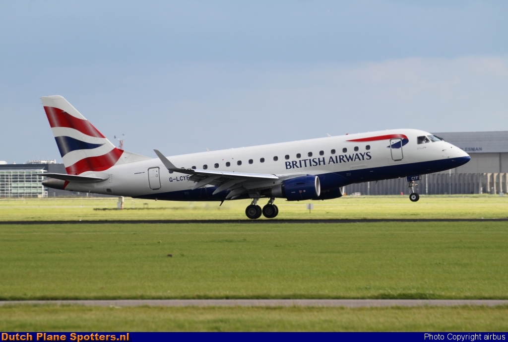 G-LCYF Embraer 170 BA CityFlyer (British Airways) by airbus