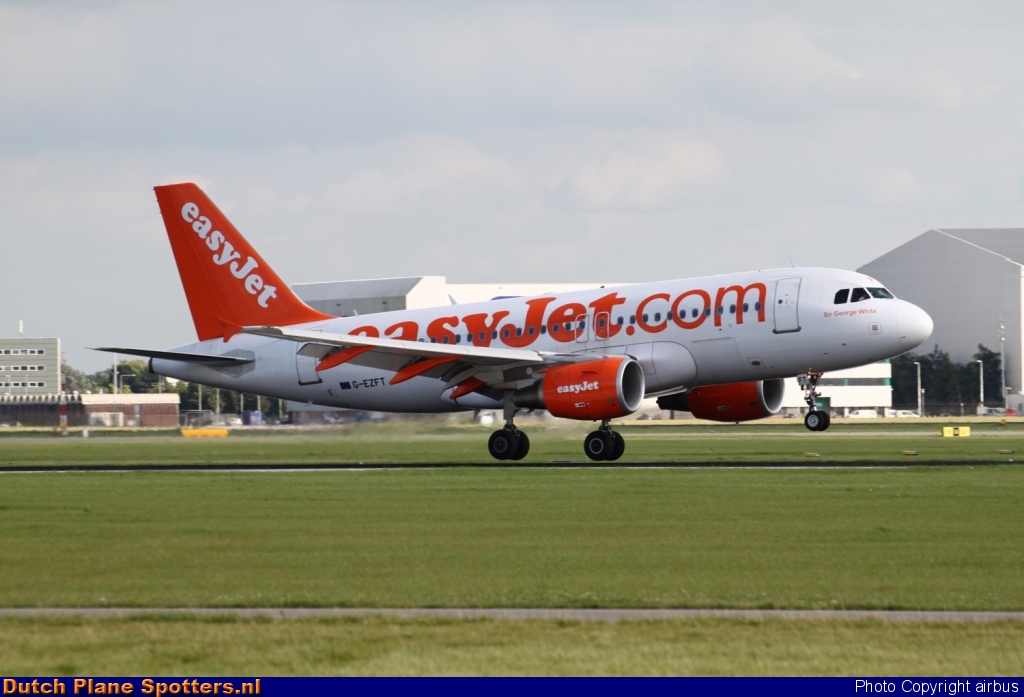 G-EZFT Airbus A319 easyJet by airbus