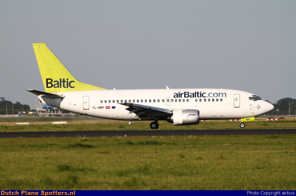 YL-BBP Boeing 737-500 Air Baltic by airbus