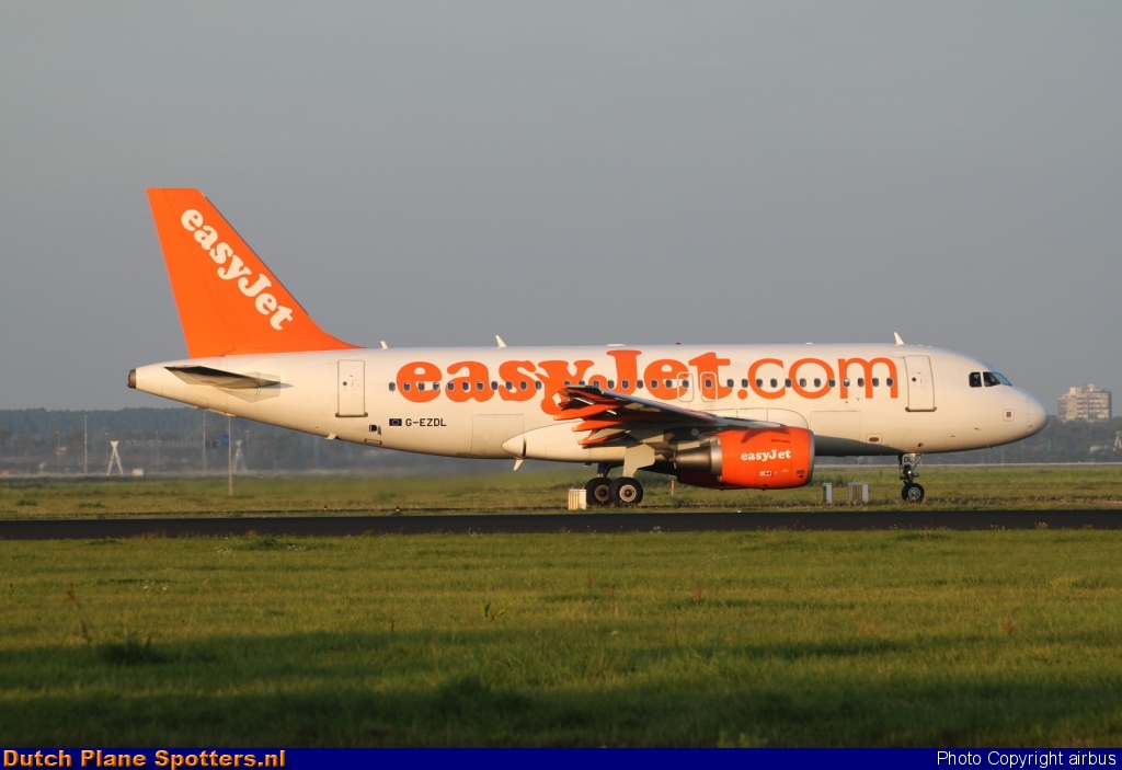 G-EZDL Airbus A319 easyJet by airbus