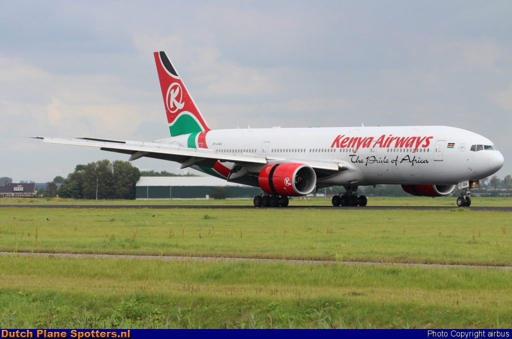 5Y-KQU Boeing 777-200 Kenya Airways by airbus