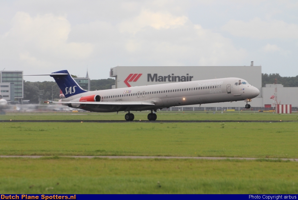 LN-RMS McDonnell Douglas MD-82 SAS Scandinavian Airlines by airbus