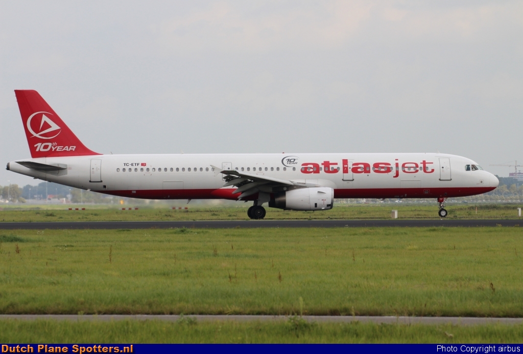 TC-ETF Airbus A321 Atlasjet by airbus