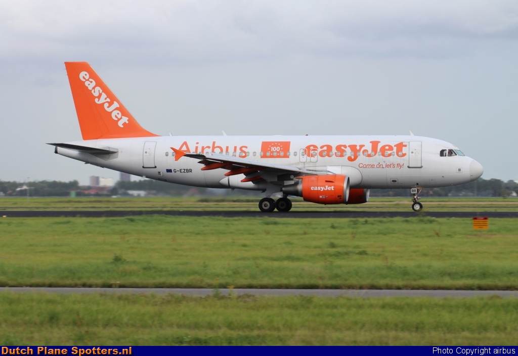 G-EZBR Airbus A319 easyJet by airbus