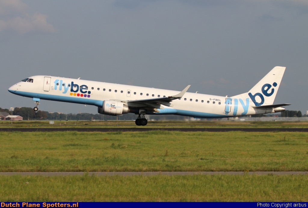 G-FBEL Embraer 195 Flybe by airbus