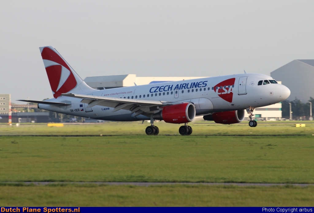 OK-OER Airbus A319 CSA Czech Airlines by airbus