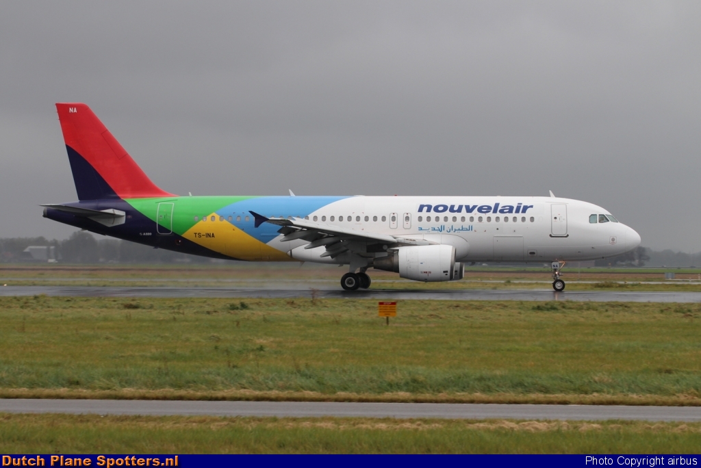TS-INA Airbus A320 Nouvelair by airbus