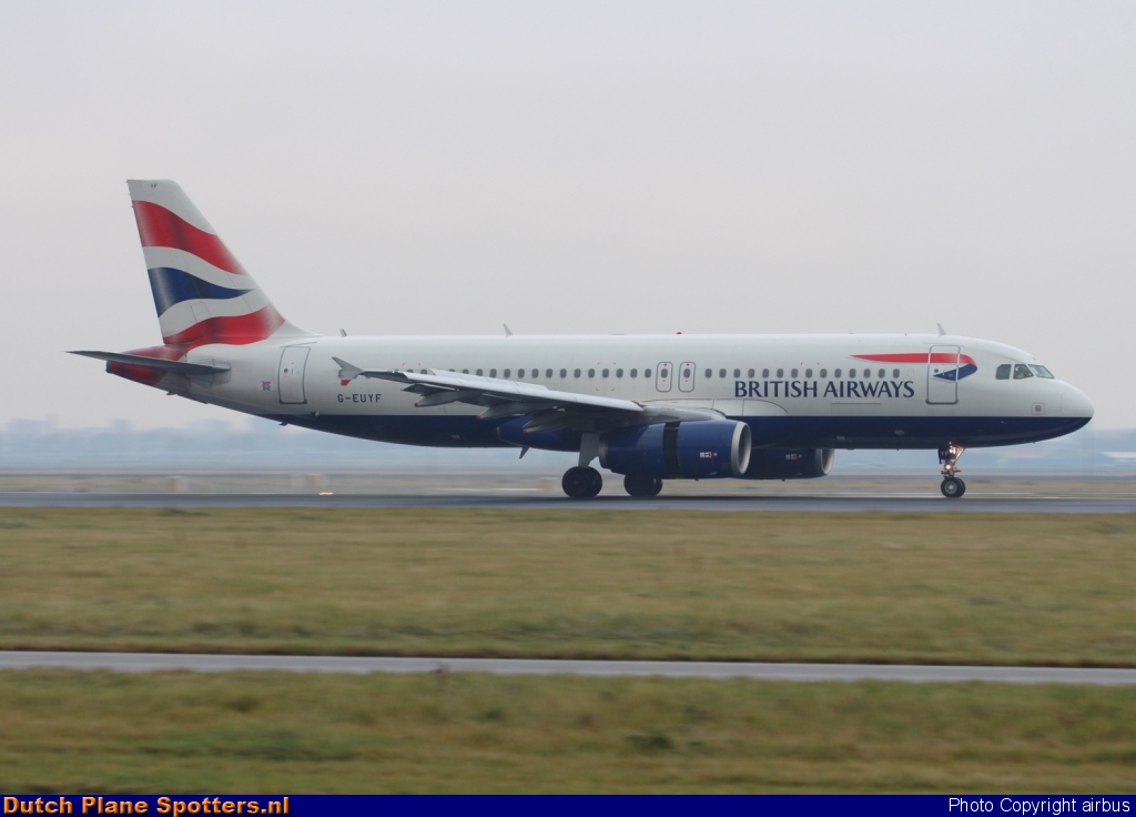 G-EUYF Airbus A320 British Airways by airbus