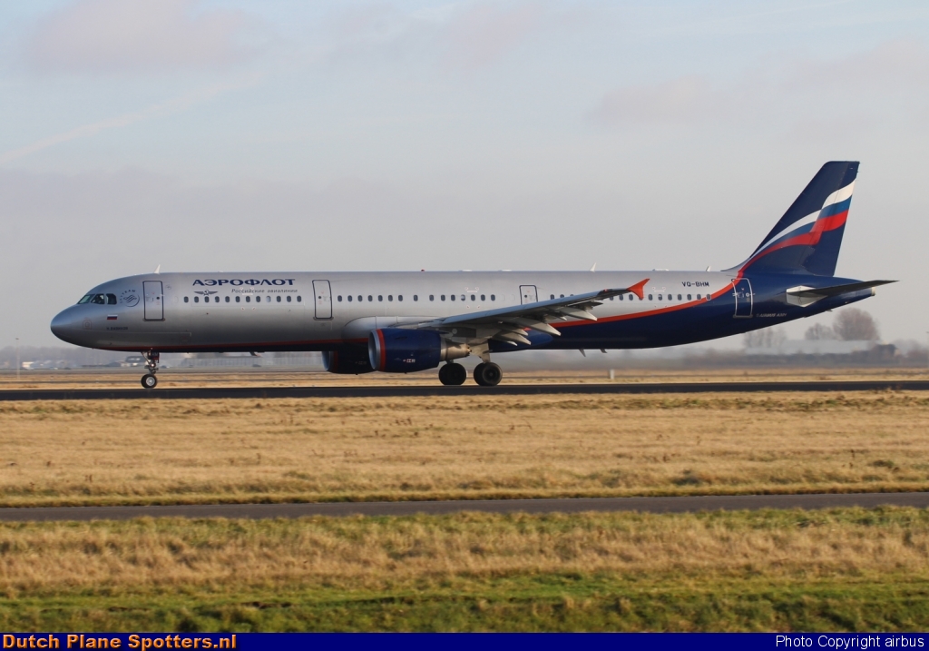 VQ-BHM Airbus A321 Aeroflot - Russian Airlines by airbus