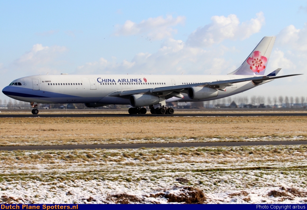 B-18803 Airbus A340-300 China Airlines by airbus