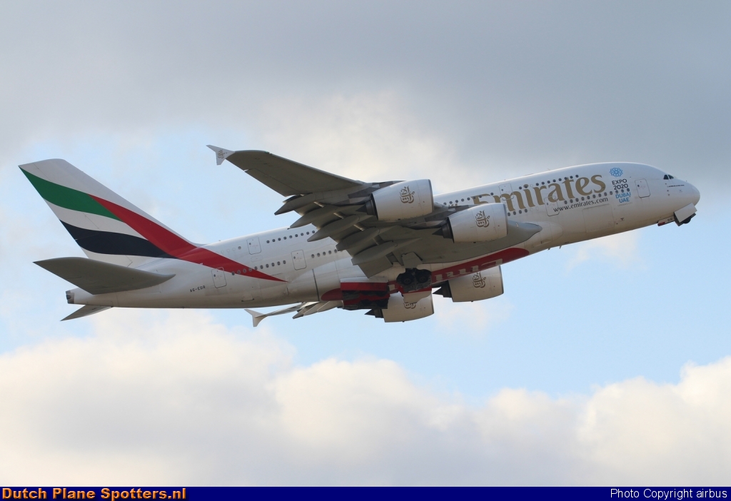 A6-EDR Airbus A380-800 Emirates by airbus
