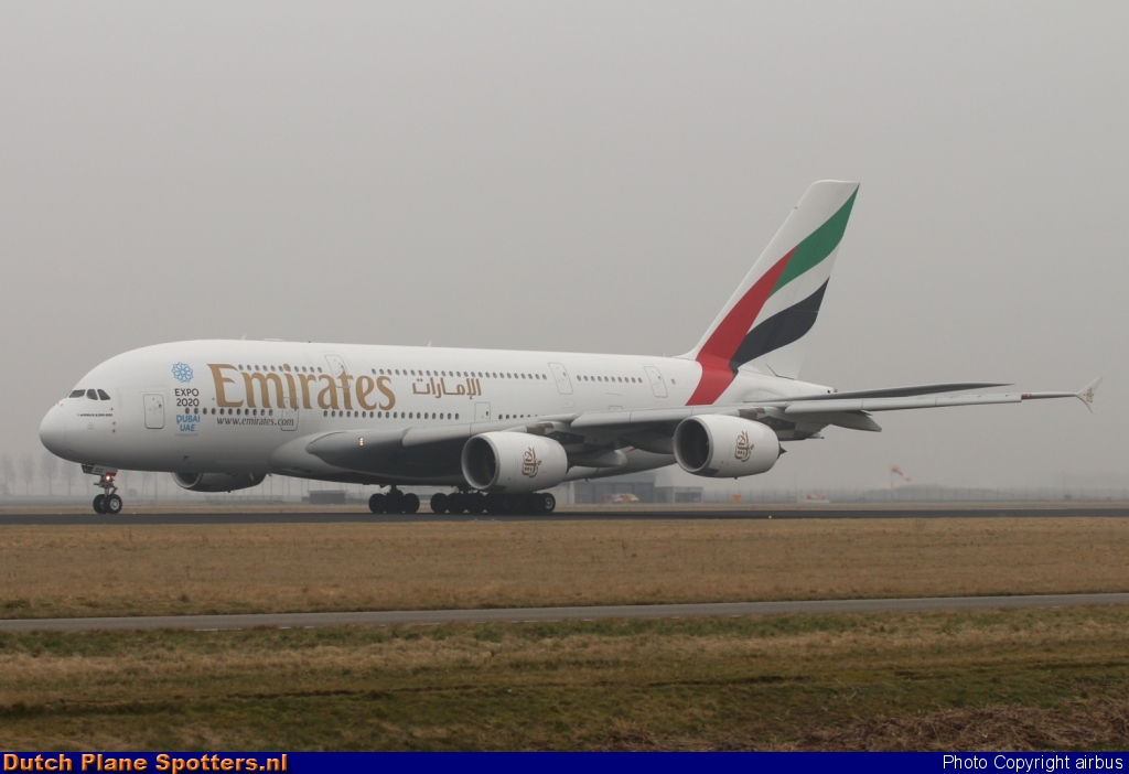 A6-EDD Airbus A380-800 Emirates by airbus