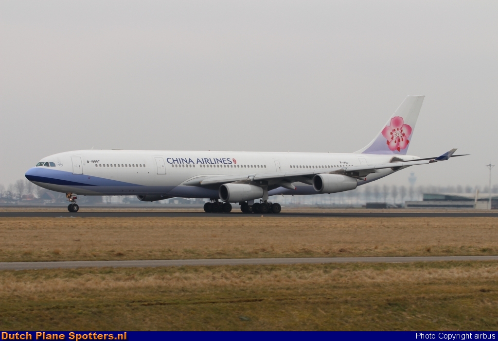 B-18807 Airbus A340-300 China Airlines by airbus