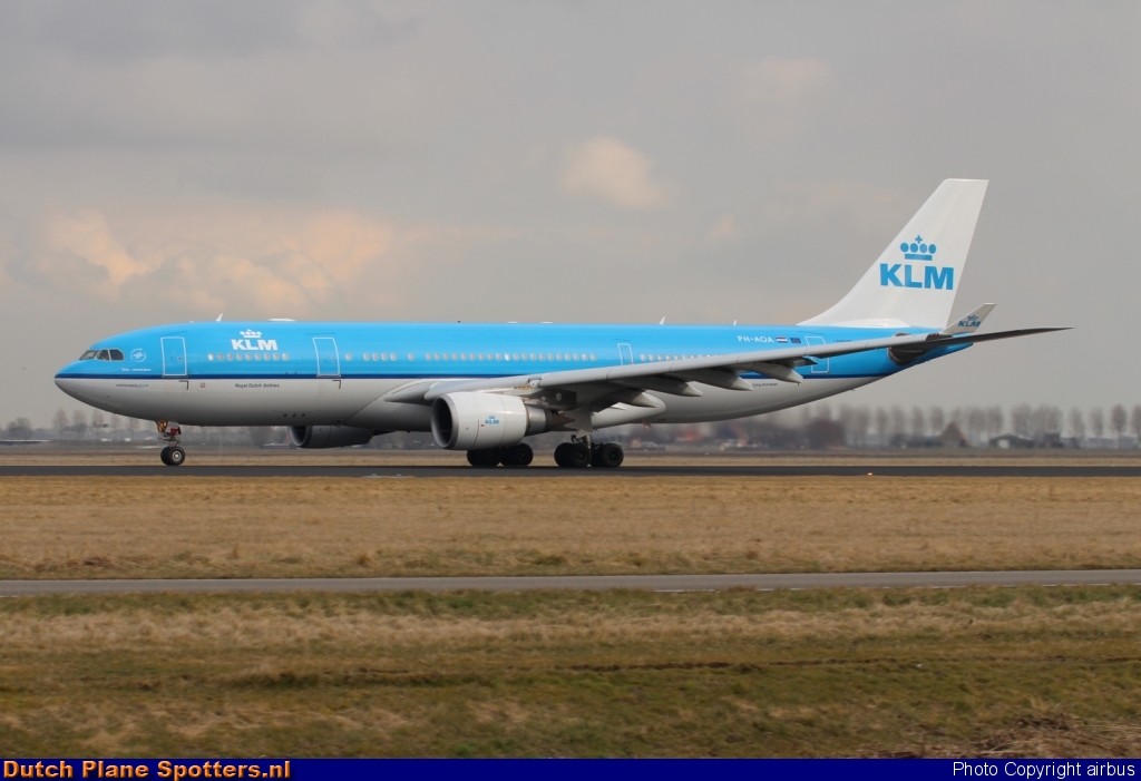 PH-AOA Airbus A330-200 KLM Royal Dutch Airlines by airbus