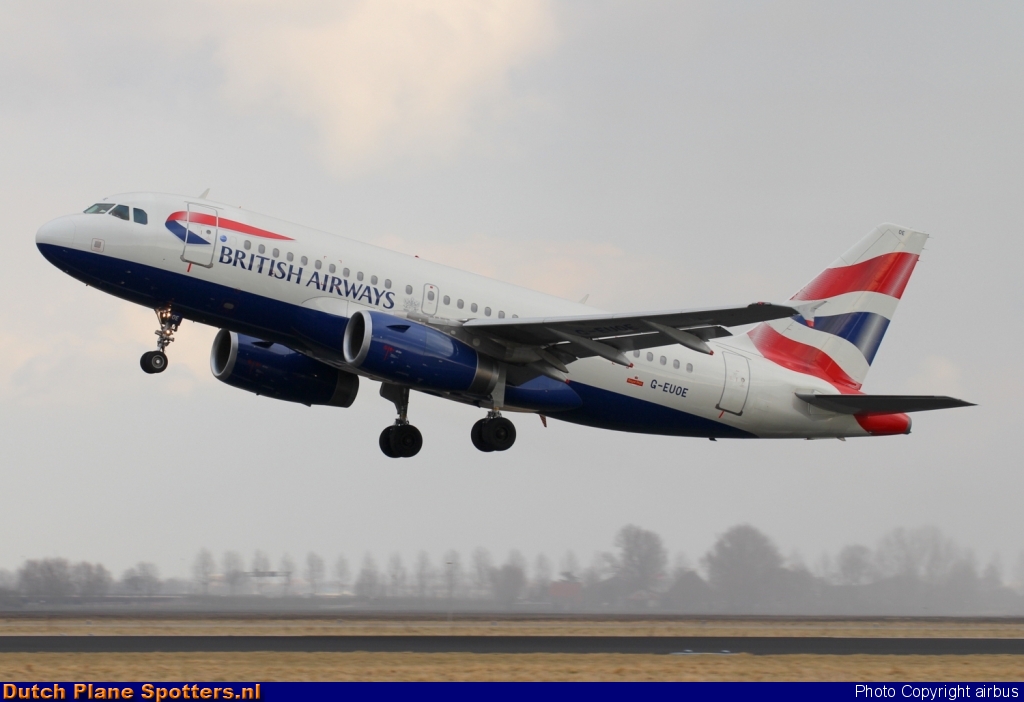 G-EUOE Airbus A319 British Airways by airbus