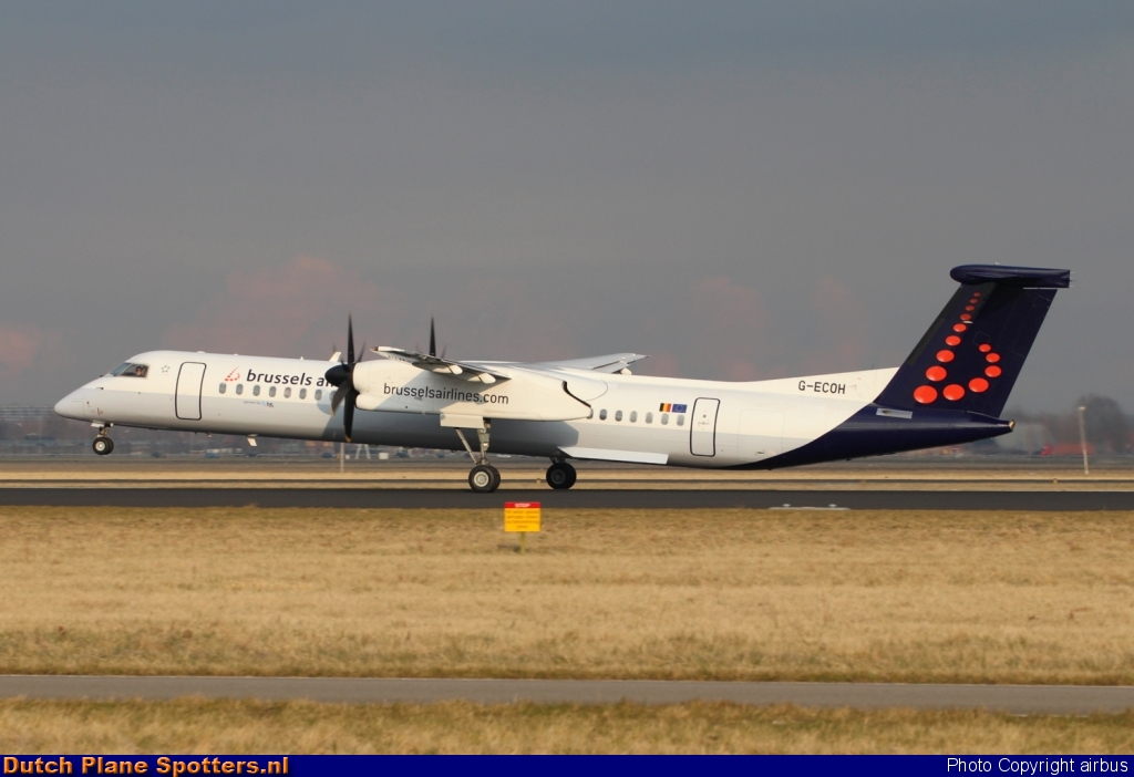 G-ECOH Bombardier Dash 8-Q400 Flybe (Brussels Airlines) by airbus