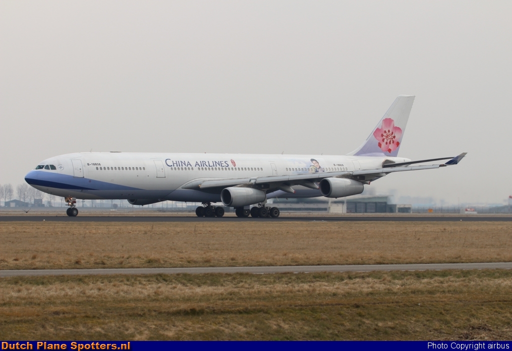 B-18806 Airbus A340-300 China Airlines by airbus